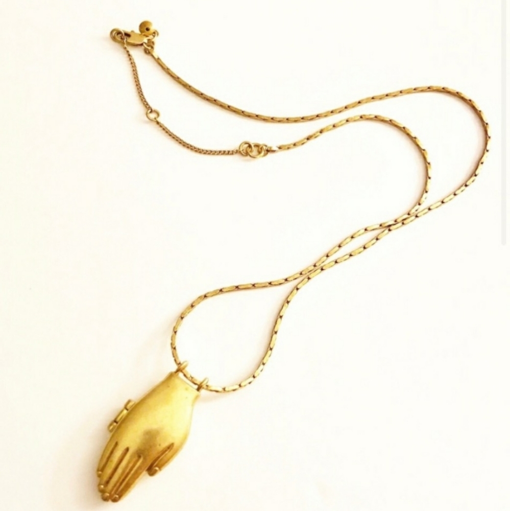 Looking for a Madewell clasped hand locket